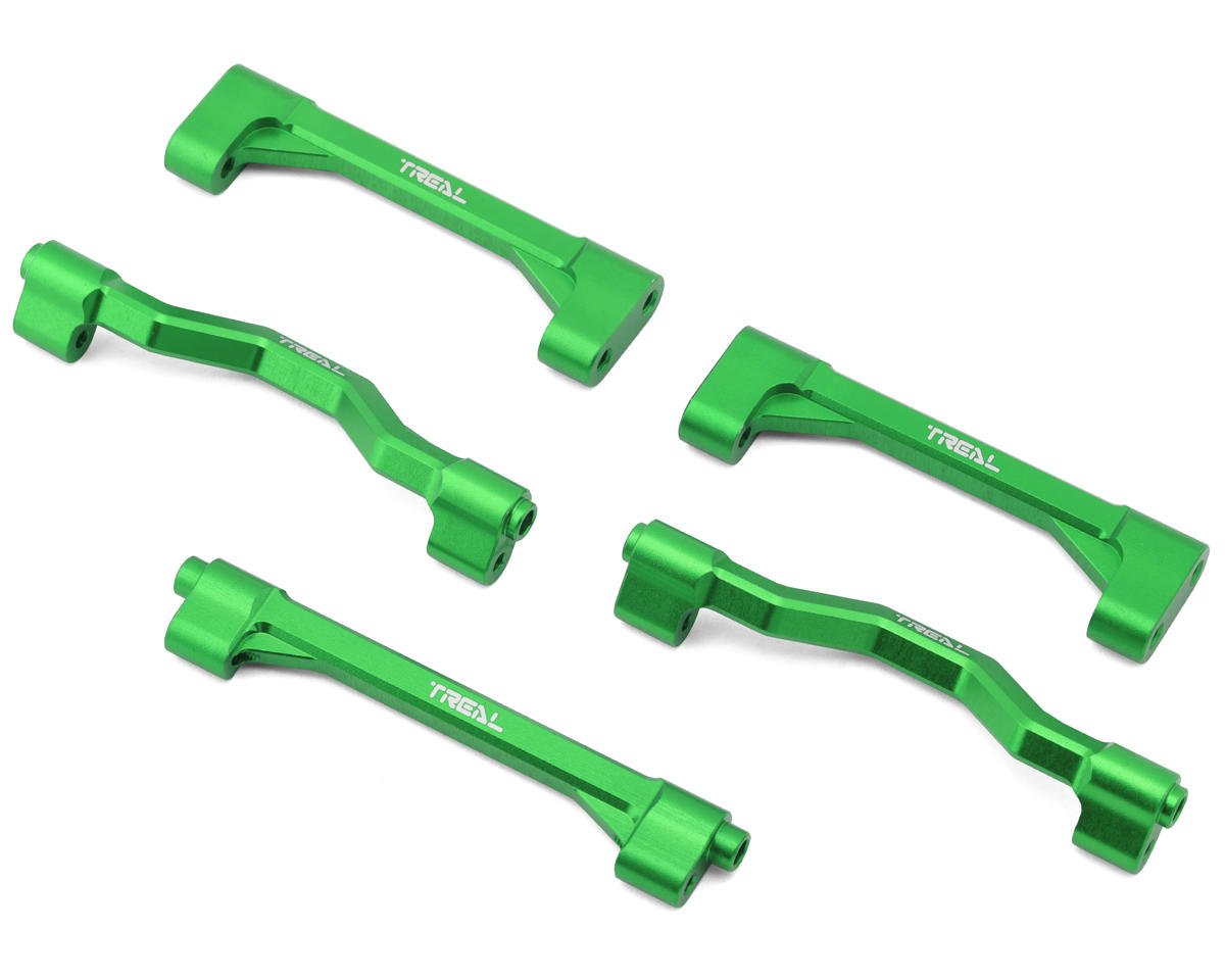 Treal Hobby Losi LMT Aluminum Chassis Cross Brace Set (Green) (5) (TLHTLMT-88)
