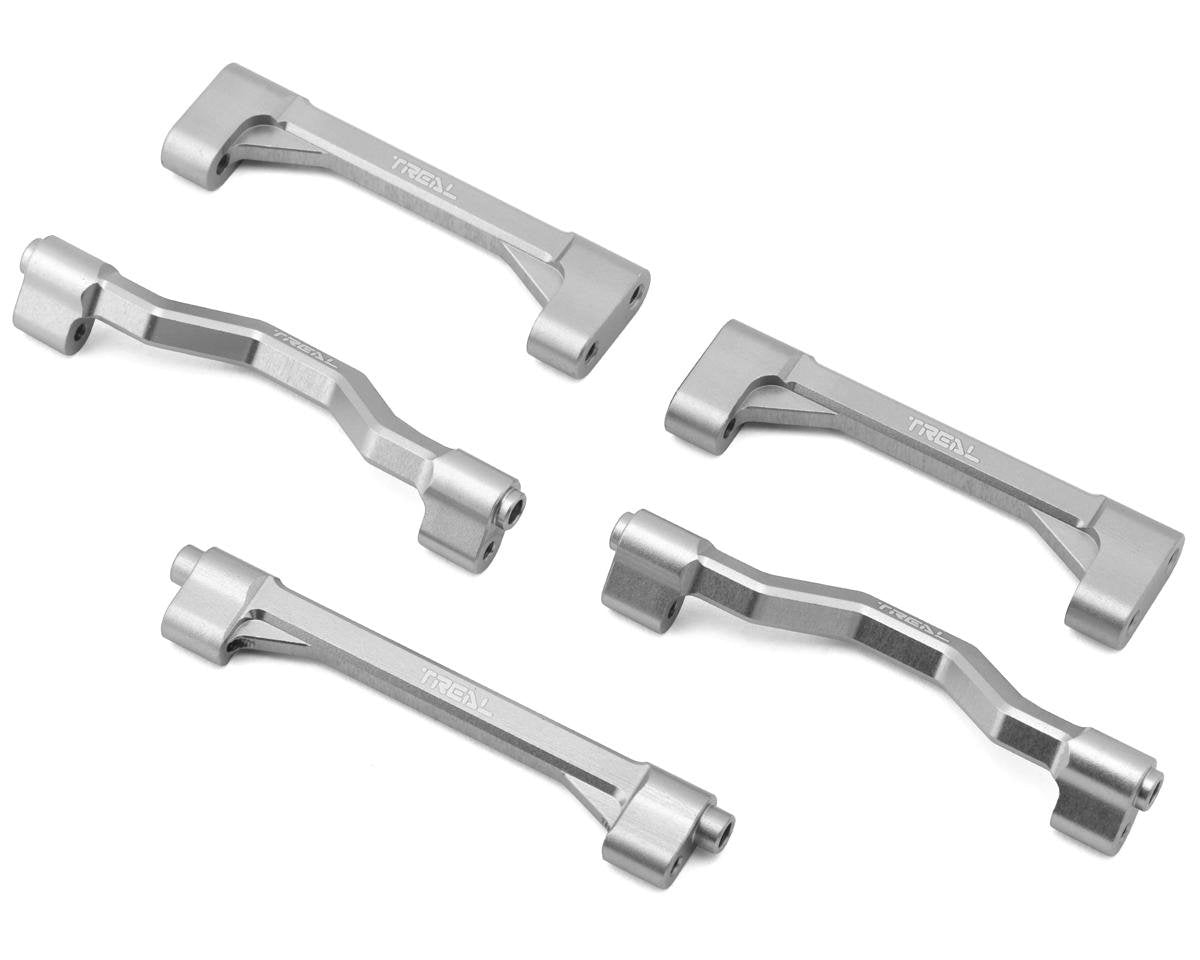 Treal Hobby Losi LMT Aluminum Chassis Cross Brace Set (Silver) (5) (TLHTLMT-89)