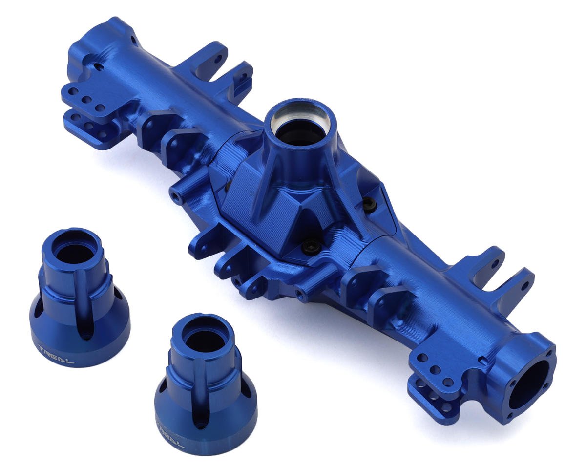 Treal Hobby Losi LMT CNC-Machined Aluminum Rear Axle Housing (Blue) (TLHTLMT-95)