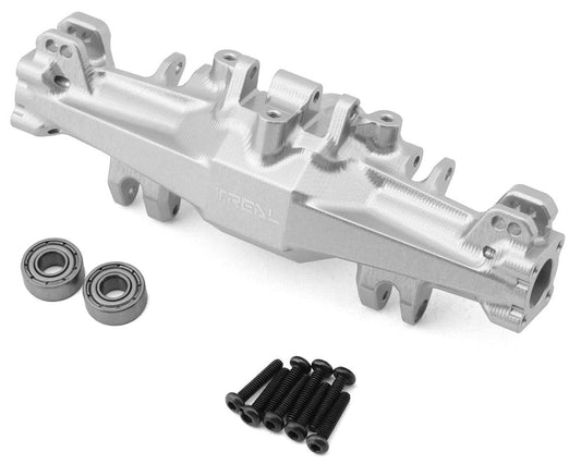 Treal Hobby Losi Mini LMT CNC Aluminum Axle Housing (Silver) (TLHTLMT18-05)