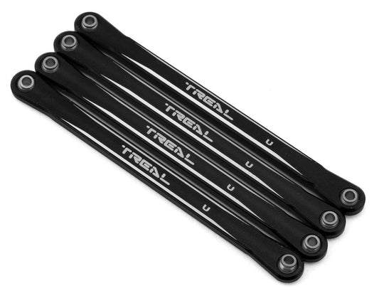 Treal Hobby Losi Mini LMT Aluminum Upper Suspension Links (Black) (4) (TLHTLMT18-37)
