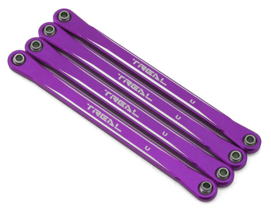 Treal Hobby Losi Mini LMT Aluminum Upper Suspension Links (Purple) (4) (TLHTLMT18-40)
