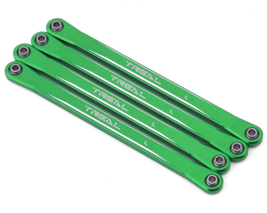 Treal Hobby Losi Mini LMT Aluminum Lower Suspension Links (Green) (4) (TLHTLMT18-44)