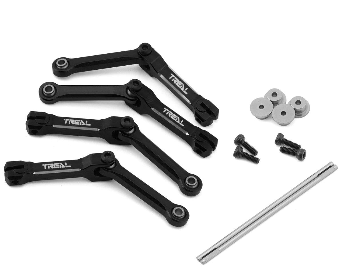 Treal Hobby Losi Mini LMT Aluminum Sway Bars & Torsional Set (Black) (TLHTLMT18-65)