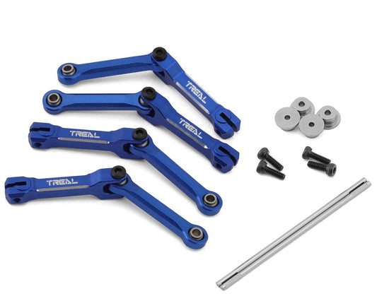 Treal Hobby Losi Mini LMT Aluminum Sway Bars & Torsional Set (Blue) (TLHTLMT18-66)