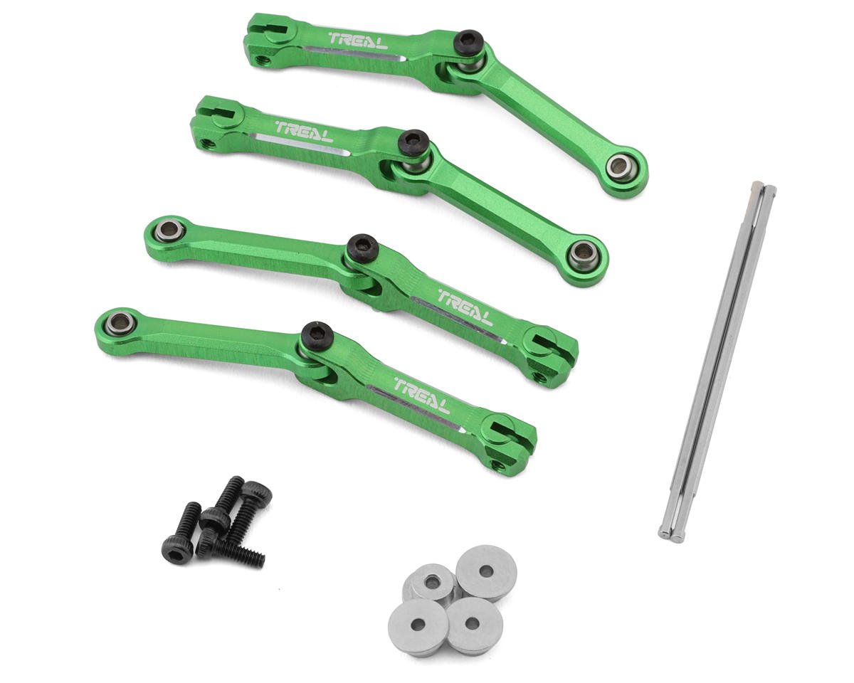 Treal Hobby Losi Mini LMT Aluminum Sway Bars & Torsional Set (Green) (TLHTLMT18-67)
