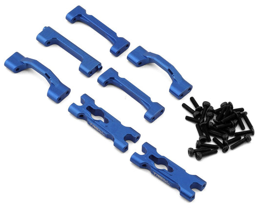 Treal Hobby Losi Mini LMT Aluminum Chassis Cross Brace Set (Blue) (TLHTLMT18-71)