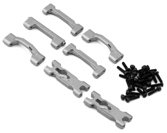 Treal Hobby Losi Mini LMT Aluminum Chassis Cross Brace Set (Silver) (TLHTLMT18-74)