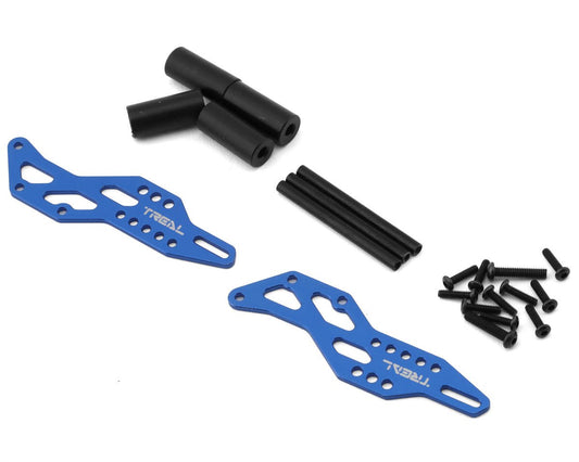 Treal Hobby Losi Mini LMT Aluminum Wheelie Bar Set (Blue) (TLHTLMT18-81)