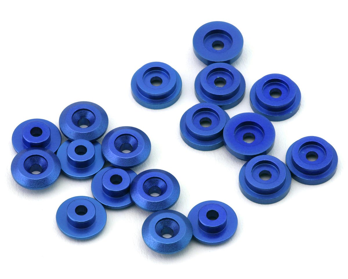 Treal Hobby Losi Mini LMT Aluminum Body Buttons Set (Blue) (10) (TLHTLMT18-86)