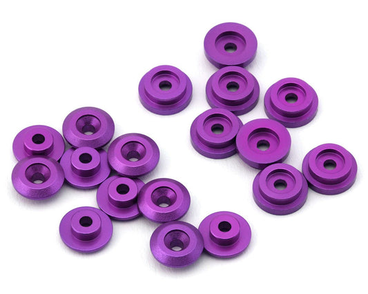 Treal Hobby Losi Mini LMT Aluminum Body Buttons Set (Purple) (10) (TLHTLMT18-88)