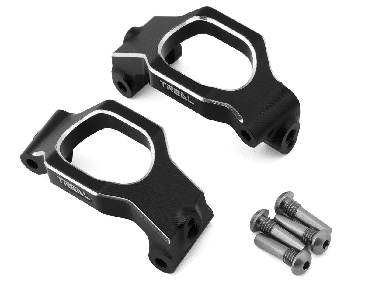 Treal Hobby CNC Aluminum Front C-Hub Carriers for Traxxas Maxx (Black) (2) (TLHTMAXX-01)