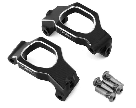 Treal Hobby CNC Aluminum Front C-Hub Carriers for Traxxas Maxx (Black) (2) (TLHTMAXX-01)