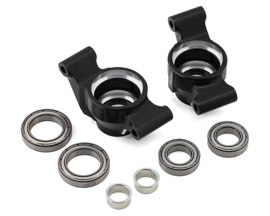Treal Hobby CNC-Machined Aluminum Rear Hubs for Traxxas Maxx (Black) (2) (TLHTMAXX-05)