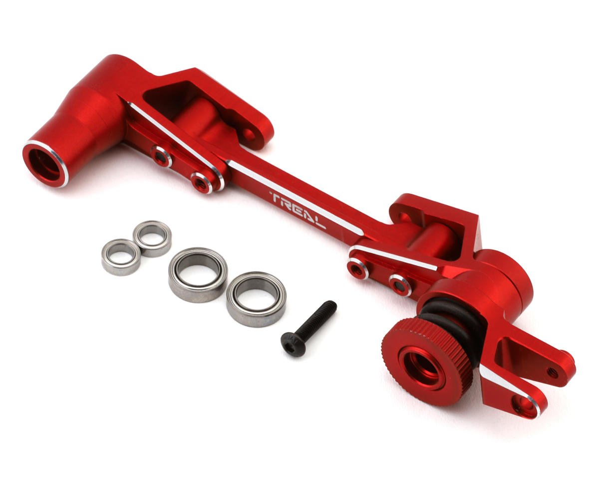 Treal Hobby Aluminum Servo Saver Steering Bellcrank Set for Traxxas Maxx (TLHTMAXX-12)