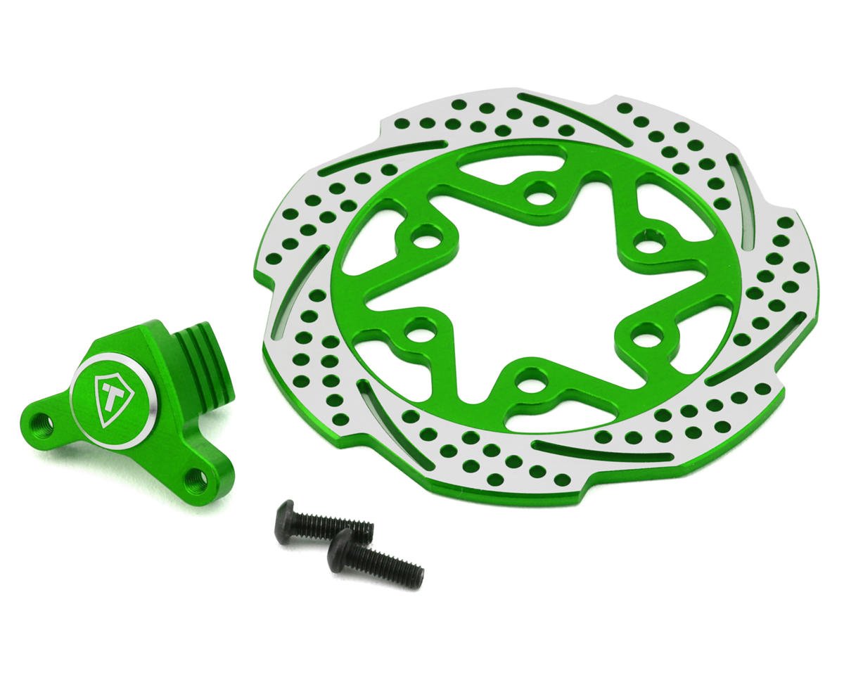 Treal Hobby Promoto MX Aluminum Rear Brake Disc Caliper (Green) (TLHTPROMOTOMX-118)
