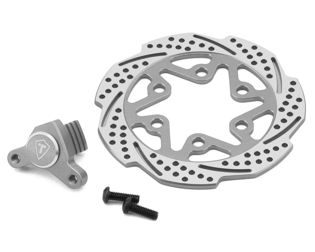 Treal Hobby Promoto MX Aluminum Rear Brake Disc Caliper (Silver) (TLHTPROMOTOMX-121)