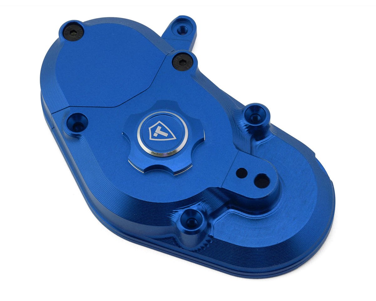 Treal Hobby Losi Promoto MX CNC Aluminum Transmission Case (Blue) (TLHTPROMOTOMX-132)