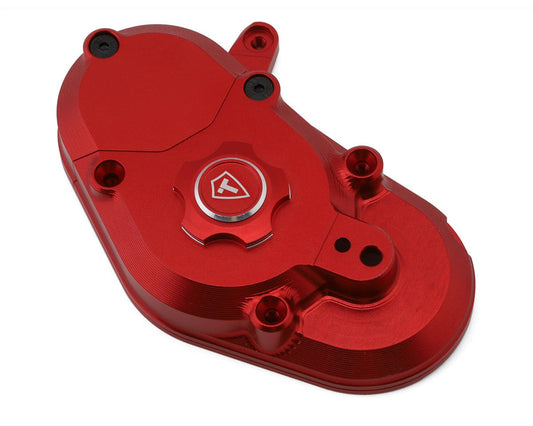 Treal Hobby Losi Promoto MX CNC Aluminum Transmission Case (Red) (TLHTPROMOTOMX-136)