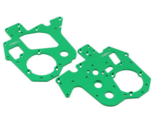 Treal Hobby Promoto MX Aluminum Chassis Plates (Green) (2) (TLHTPROMOTOMX-157)