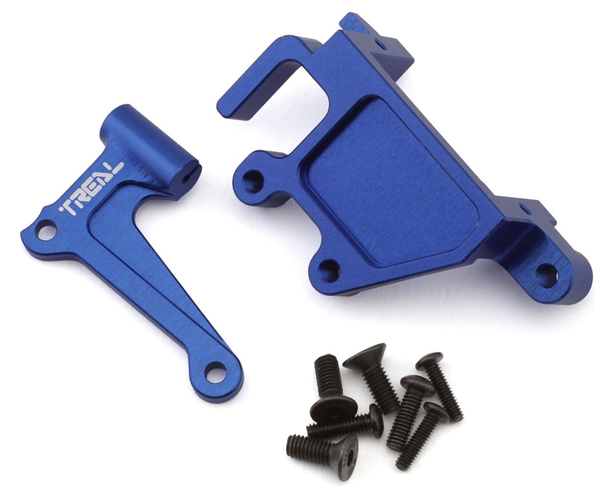 Treal Hobby Promoto MX Aluminum Electronics Mount Set (Blue) (TLHTPROMOTOMX-164)