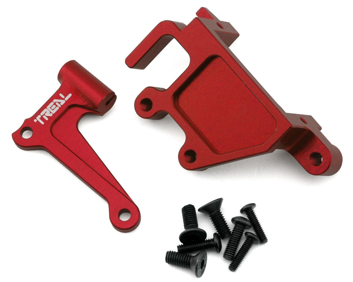 Treal Hobby Promoto MX Aluminum Electronics Mount Set (Red) (TLHTPROMOTOMX-168)