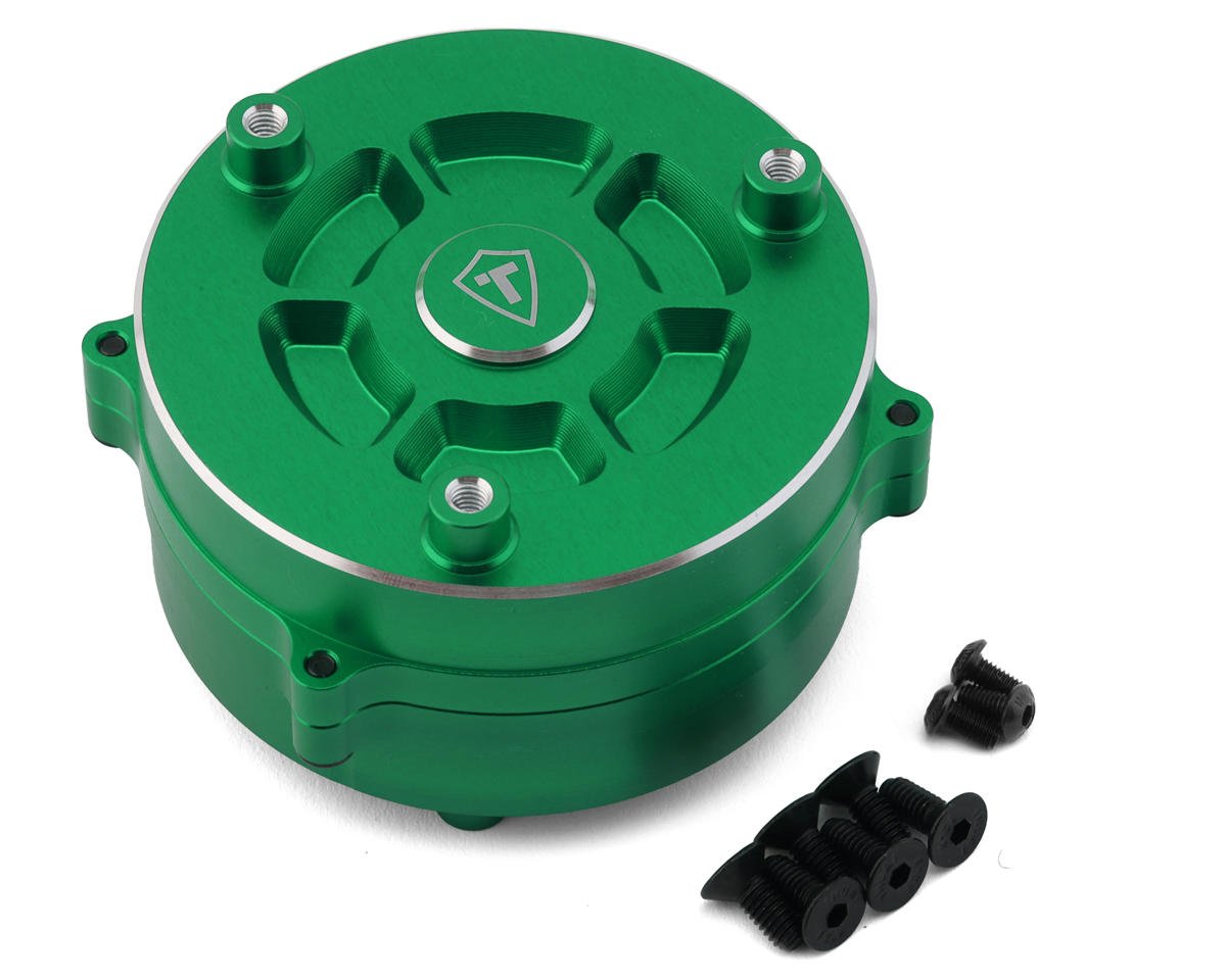 Treal Hobby Promoto MX Aluminum Flywheel Housing (Green) (TLHTPROMOTOMX-181)