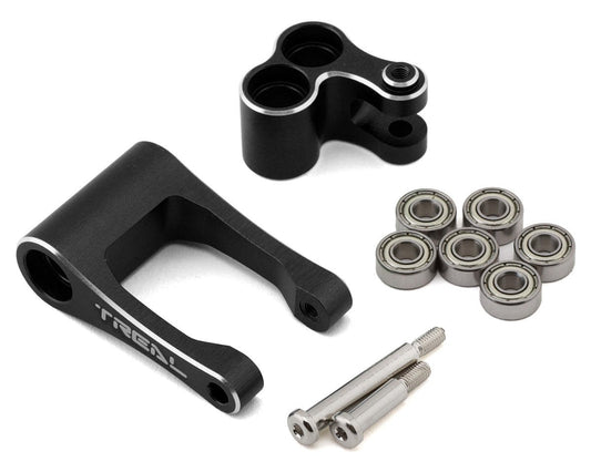 Treal Hobby Promoto CNC Aluminum Suspension Linkage Set (Black) (TLHTPROMOTOMX-19)