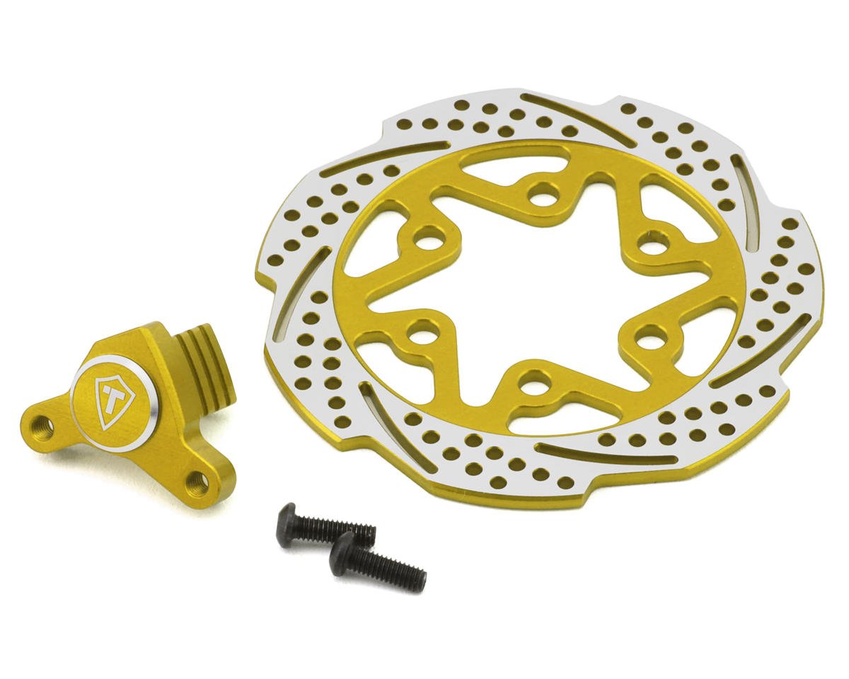 Treal Hobby Promoto MX Aluminum Rear Brake Disc Caliper (Gold) (TLHTPROMOTOMX-200)