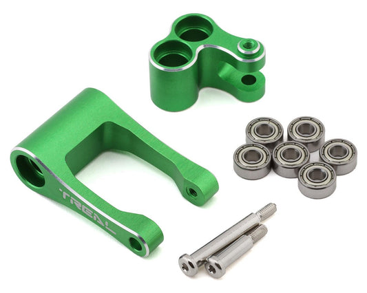 Treal Hobby Promoto CNC Aluminum Suspension Linkage Set (Green) (TLHTPROMOTOMX-21)