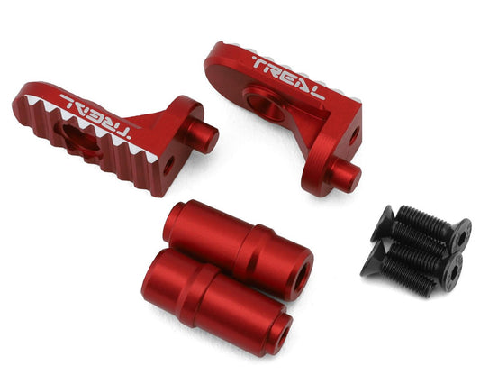 Treal Hobby Promoto CNC Aluminum Foot Pegs (Red) (2) (TLHTPROMOTOMX-35)