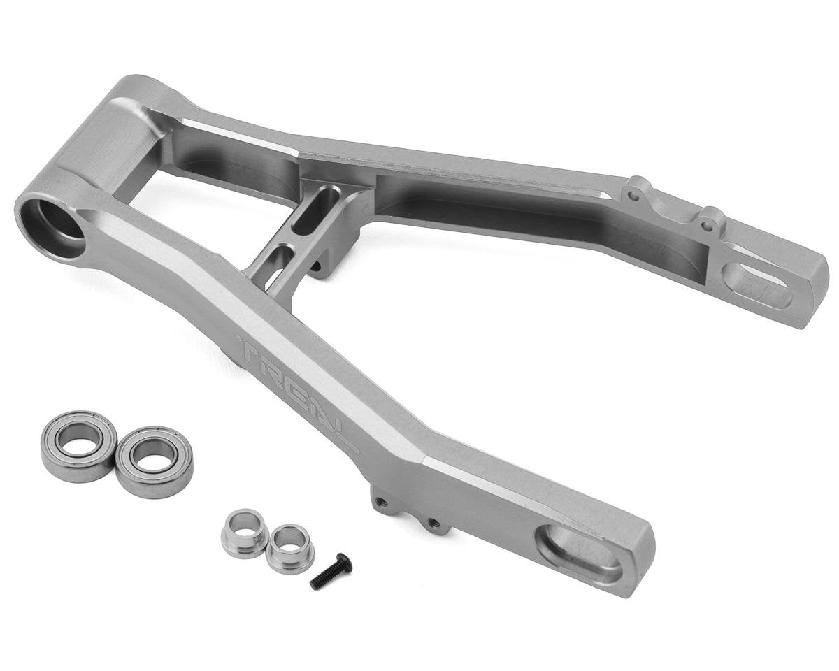 Treal Hobby Promoto CNC Aluminum Swingarm (Silver) (TLHTPROMOTOMX-42)