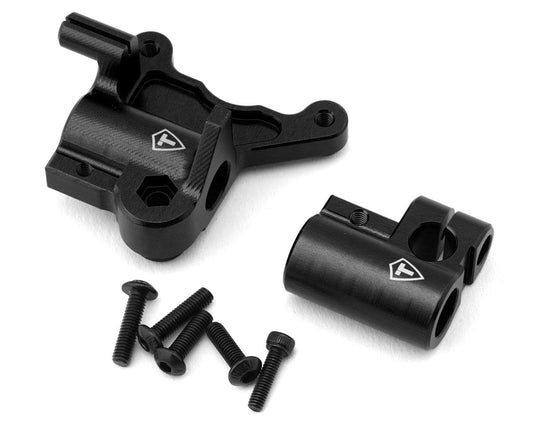 Treal Hobby Promoto CNC Aluminum Fork Lug Set (Black) (TLHTPROMOTOMX-44)