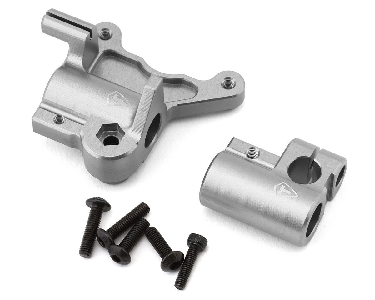 Treal Hobby Promoto CNC Aluminum Fork Lug Set (Silver) (TLHTPROMOTOMX-49)