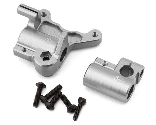 Treal Hobby Promoto CNC Aluminum Fork Lug Set (Silver) (TLHTPROMOTOMX-49)