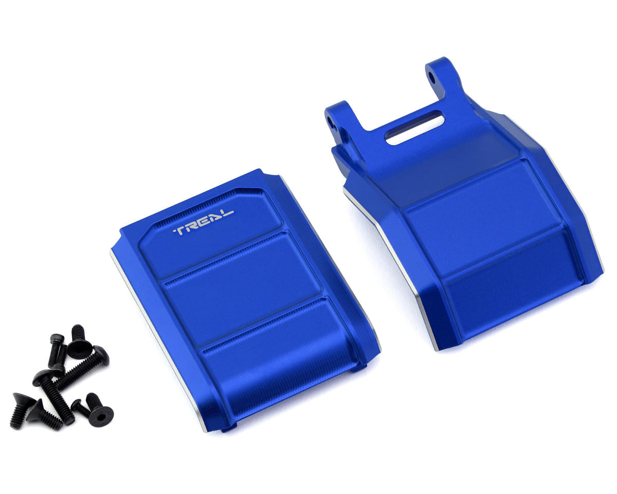 Treal Hobby Losi Promoto MX CNC Aluminum Skid Plate (Blue) (TLHTPROMOTOMX-57)