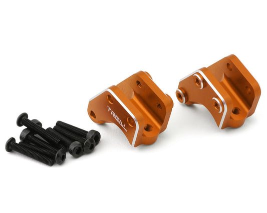 Treal Hobby Axial RBX10 Ryft Aluminum Front Link Mounts (Orange) (2) (TLHTRYFT-11)