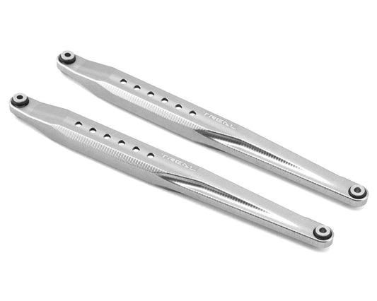 Treal Hobby Axial RBX10 Ryft Aluminum Rear Trailing Arms (Silver) (2) (TLHTRYFT-17)