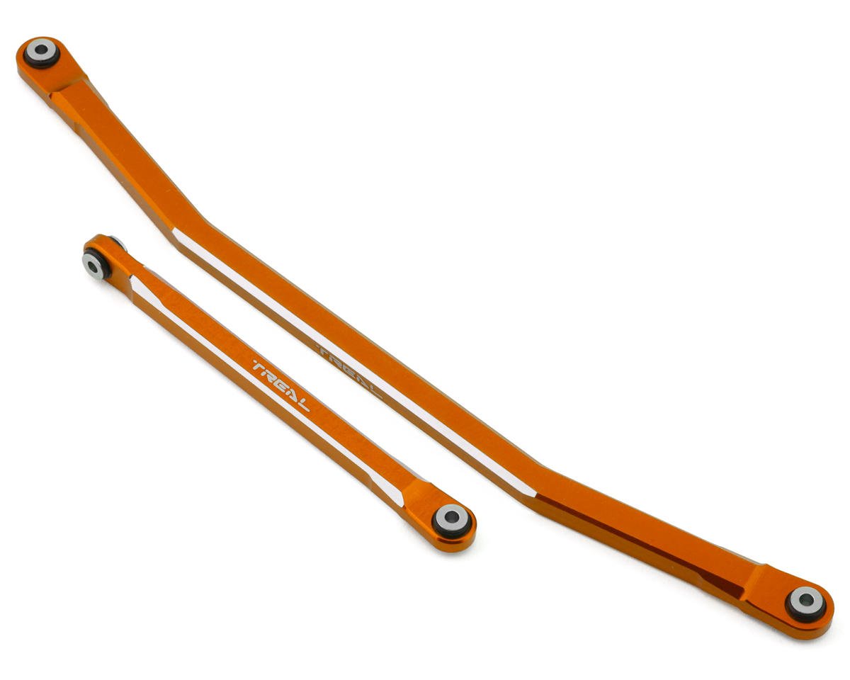 Treal Hobby Axial RBX10 Ryft Aluminum Steering Links (Orange) (TLHTRYFT-29)