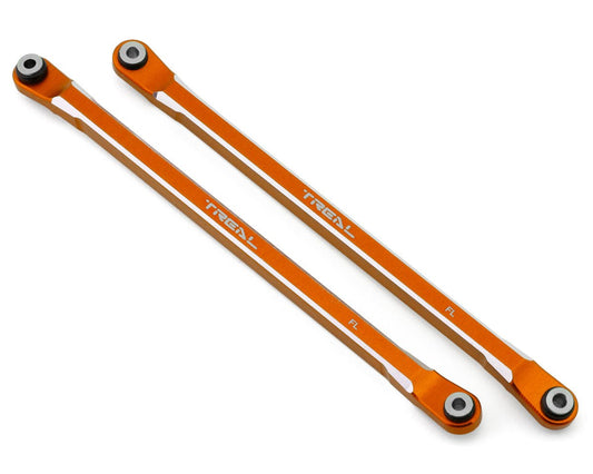 Treal Hobby RBX10 Ryft Aluminum Front Lower Links (Orange) (2) (TLHTRYFT-32)