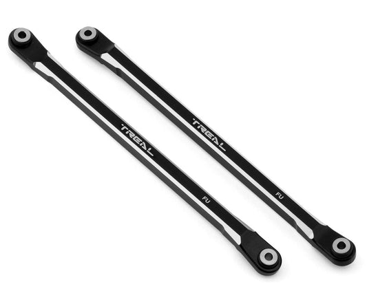 Treal Hobby RBX10 Ryft Aluminum Front Upper Links (Black) (2) (TLHTRYFT-34)