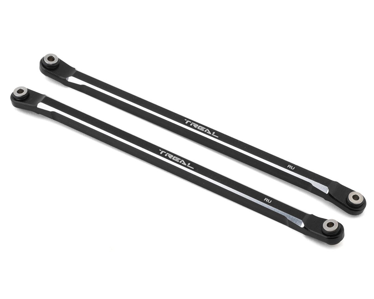 Treal Hobby Axial RBX10 Ryft Aluminum Rear Upper Links (Black) (2) (TLHTRYFT-37)
