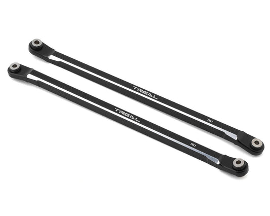 Treal Hobby Axial RBX10 Ryft Aluminum Rear Upper Links (Black) (2) (TLHTRYFT-37)