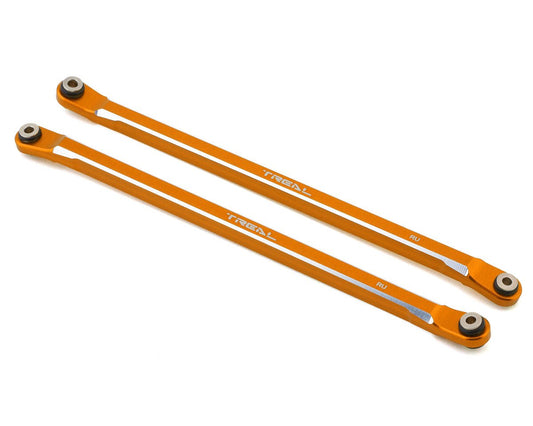 Treal Hobby Axial RBX10 Ryft Aluminum Rear Upper Links (Orange) (2) (TLHTRYFT-38)