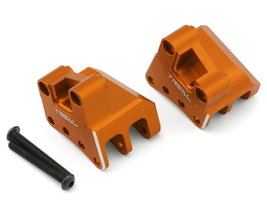 Treal Hobby Axial RBX10 Ryft Aluminum Rear Shock Mounts (Orange) (2) (4-Holes) (TLHTRYFT-41)
