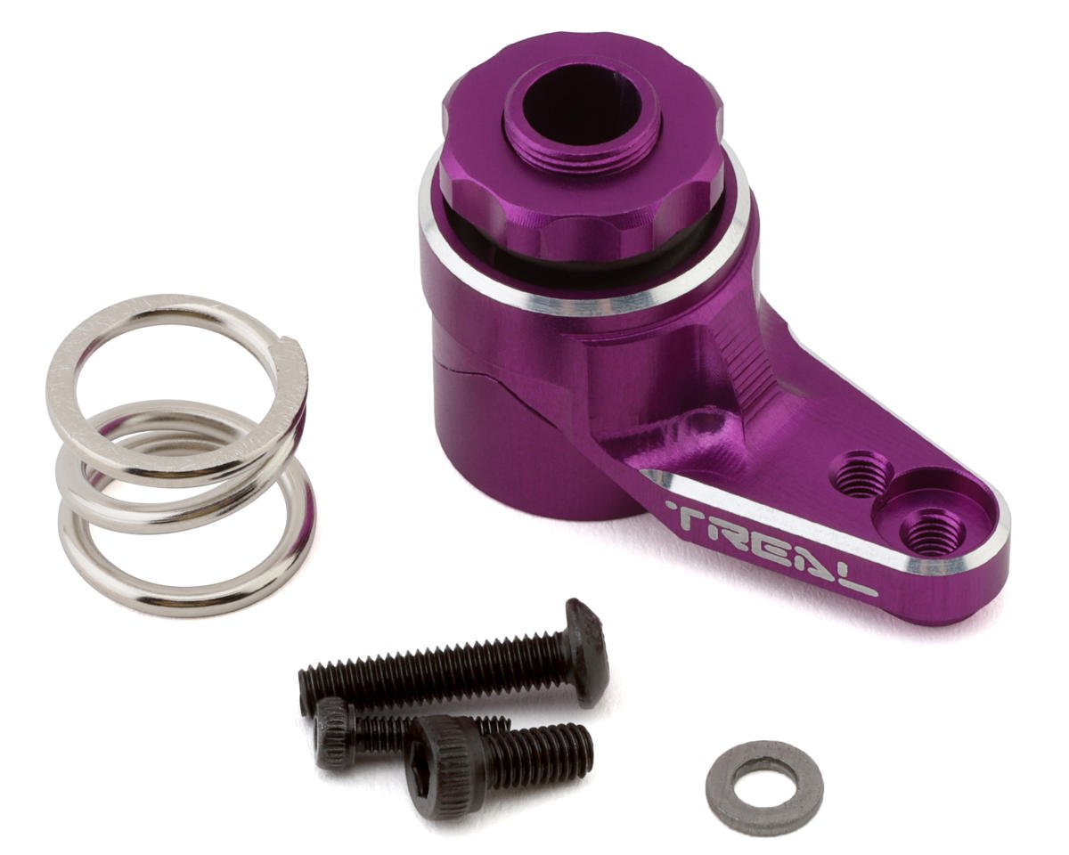 Treal Hobby Axial RBX10 Ryft Aluminum Clamping Servo Saver (25T) (Purple) (TLHTRYFT-50)
