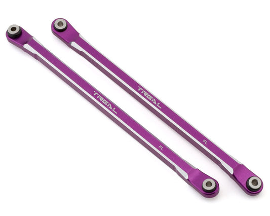 Treal Hobby RBX10 Ryft Aluminum Front Lower Links (Purple) (2) (TLHTRYFT-52)