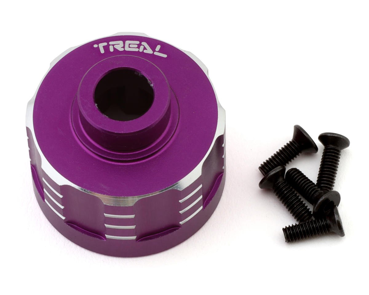 Treal Hobby Axial RBX10 Ryft Aluminum Differential Housing Cup (Purple) (TLHTRYFT-59)