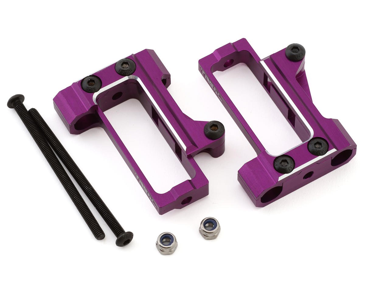Treal Hobby Axial RBX10 Ryft Aluminum Front Shock Mounts (Purple) (2) (TLHTRYFT-64)