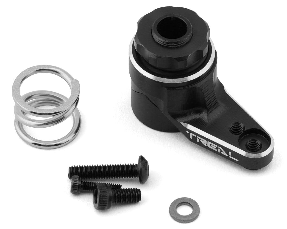 Treal Hobby Axial RBX10 Ryft Aluminum Clamping Servo Saver (23T) (Black) (TLHTRYFT-86)